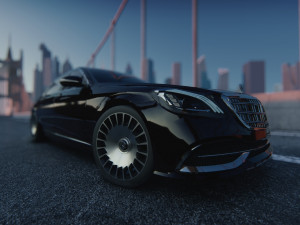 Mercedez s650 3D 모델