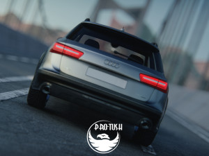 Audi A6 Avant 2015 3D 模型
