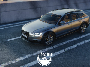 Audi A6 Avant 2015 3D 模型