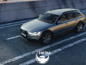 Audi A6 Avant 2015 3D Model