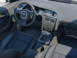 Audi A6 Avant 2015 3D 模型