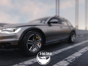 Audi A6 Avant 2015 3D Model
