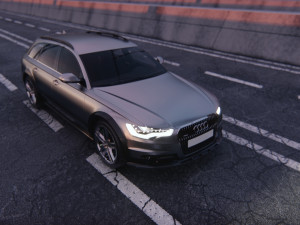 Audi A6 Avant 2015 3D 模型