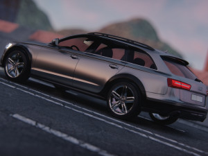 Audi A6 Avant 2015 3D 模型