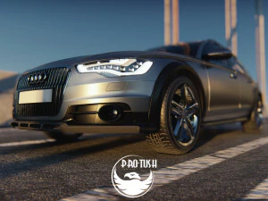 Audi A6 Avant 2015 3D Model