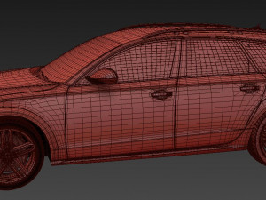 Audi A6 Avant 2015 3D 模型