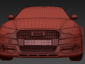 Audi A6 Avant 2015 3D 模型