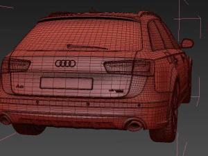 Audi A6 Avant 2015 3D Model