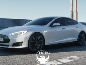 Tesla Model S 2016 3D Model