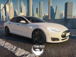 Tesla Model S 2016 3D Модель