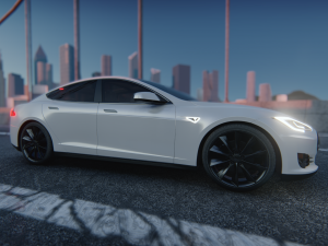 Tesla Model S 2016 3D Модель