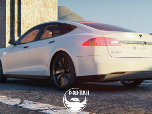 Tesla Model S 2016 3D Model