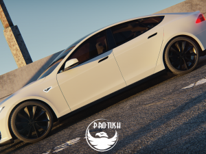 Tesla Model S 2016 3D Модель