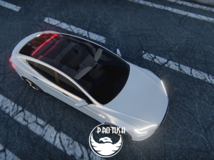 Tesla Model S 2016 3D Модель