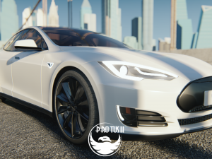 Tesla Model S 2016 3D Модель