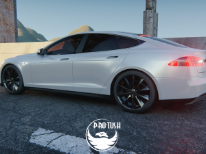 Tesla Model S 2016 3D Модель