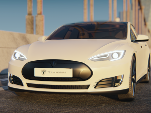 Tesla Model S 2016 3D Модель