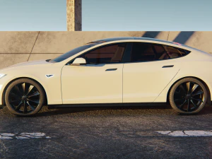 Tesla Model S 2016 3D Model
