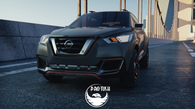 Nissan Kicks 2014 3D Модель .c4d .max .obj .3ds .fbx .stl .blend 