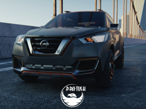 Nissan Kicks 2014 3D Model