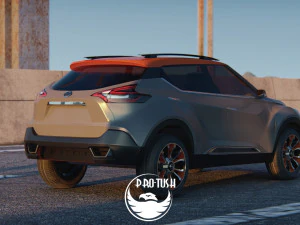 Nissan Kicks 2014 3D Model