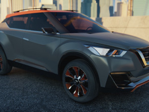 Nissan Kicks 2014 3D Модель