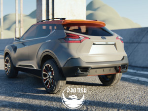 Nissan Kicks 2014 3D Модель