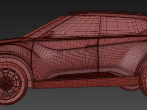 Nissan Kicks 2014 3D Model