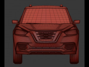 Nissan Kicks 2014 3D Модель