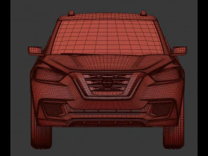 Nissan Kicks 2014 3D Model