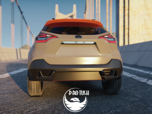 Nissan Kicks 2014 3D Модель