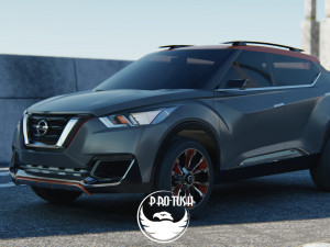 Nissan Kicks 2014 3D Модель
