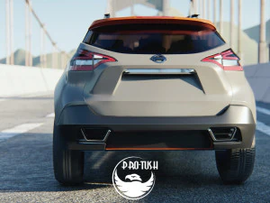 Nissan Kicks 2014 3D Model