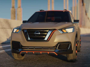 Nissan Kicks 2014 3D Model