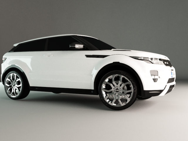 Land rover evoque 3D-Modell .c4d .max .obj .3ds .fbx .stl .blend 