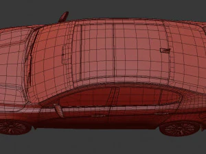 Kia Candenza 2014 3D Model