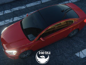 Kia Candenza 2014 3D Model
