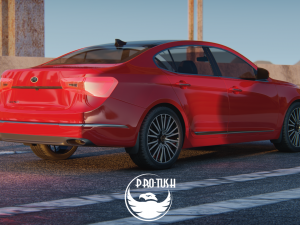 Kia Candenza 2014 3D Модель