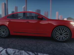 Kia Candenza 2014 3D Модель