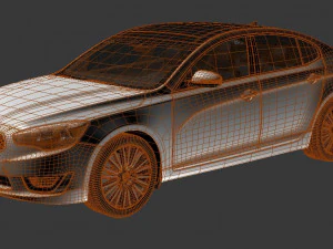 Kia Candenza 2014 3D Model