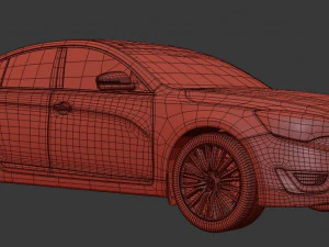Kia Candenza 2014 3D Model