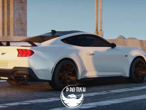 Mustang GT 2023 3D Model