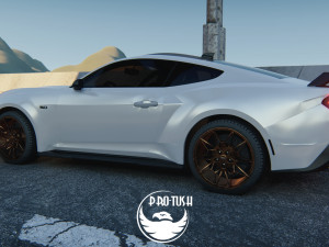Mustang GT 2023 3D Model