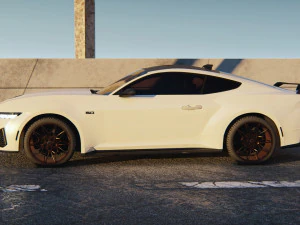 Mustang GT 2023 3D Model