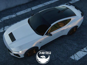 Mustang GT 2023 3D Model