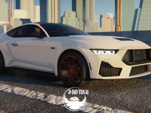 Mustang GT 2023 3D 模型
