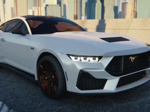 Mustang GT 2023 3D Model