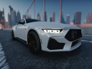 Mustang GT 2023 3D Model