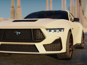 Mustang GT 2023 3D Model