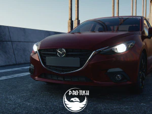 Mazda 3 sedan 3D Model